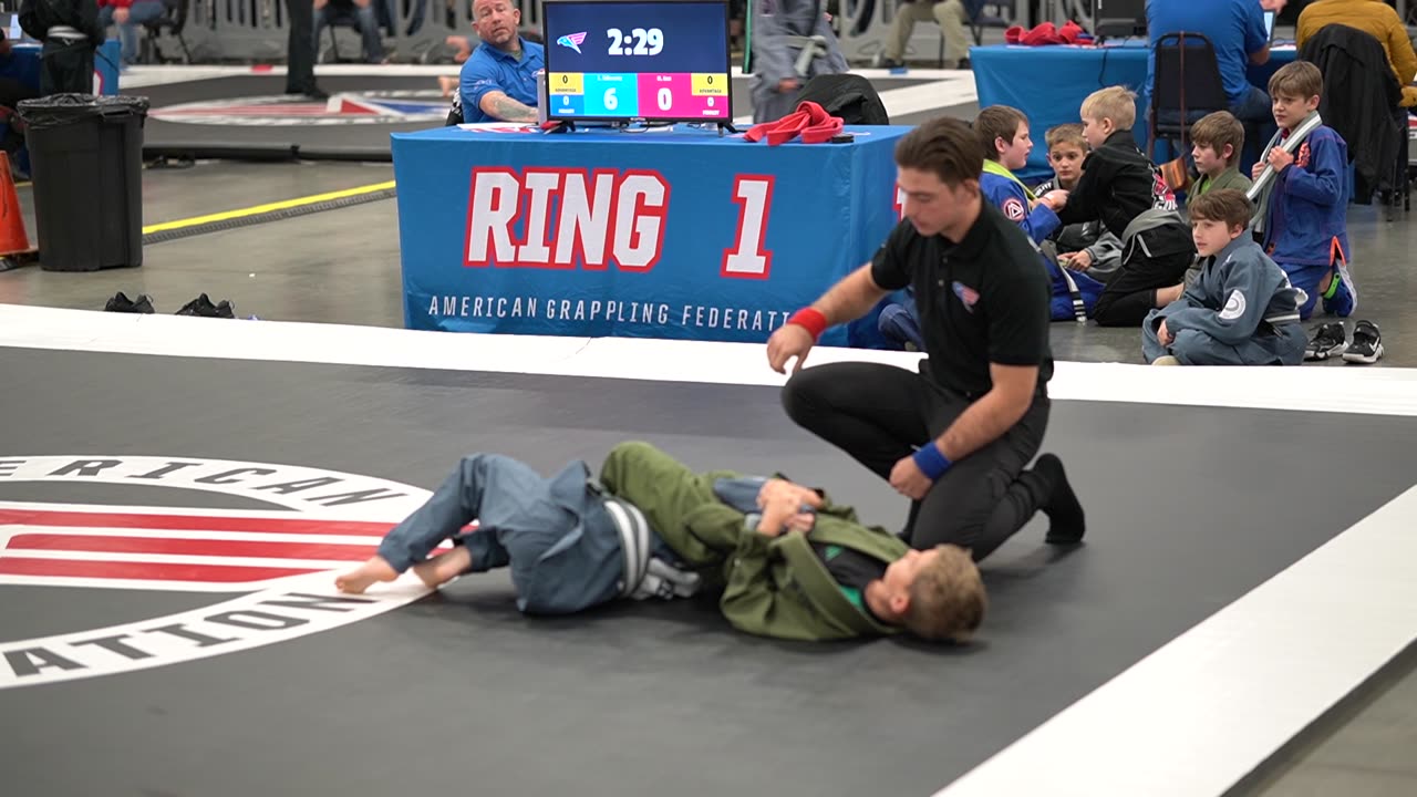 AGF Armbar kids Greybelt