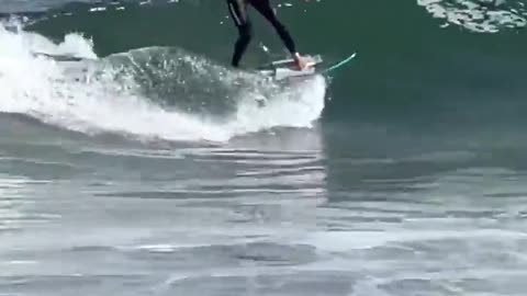 A skimboarders dream wave