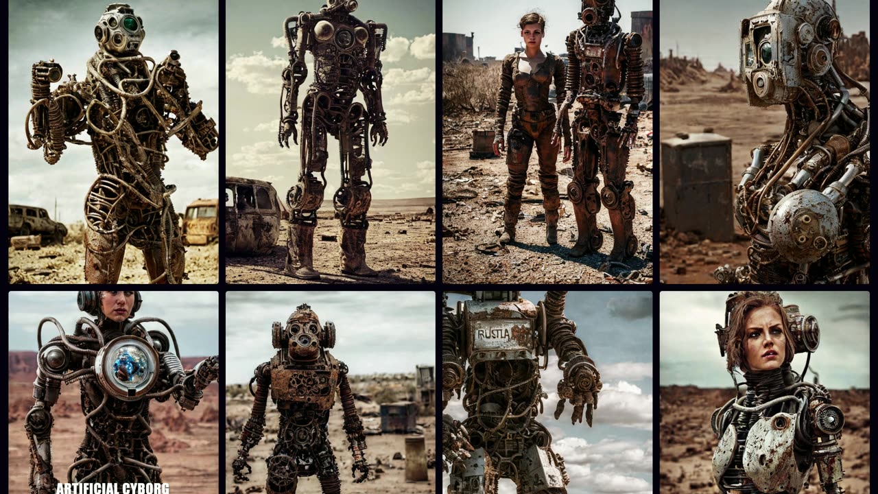 RUSTY RAGTAG ROBOTS OF THE WASTELAND [4K]