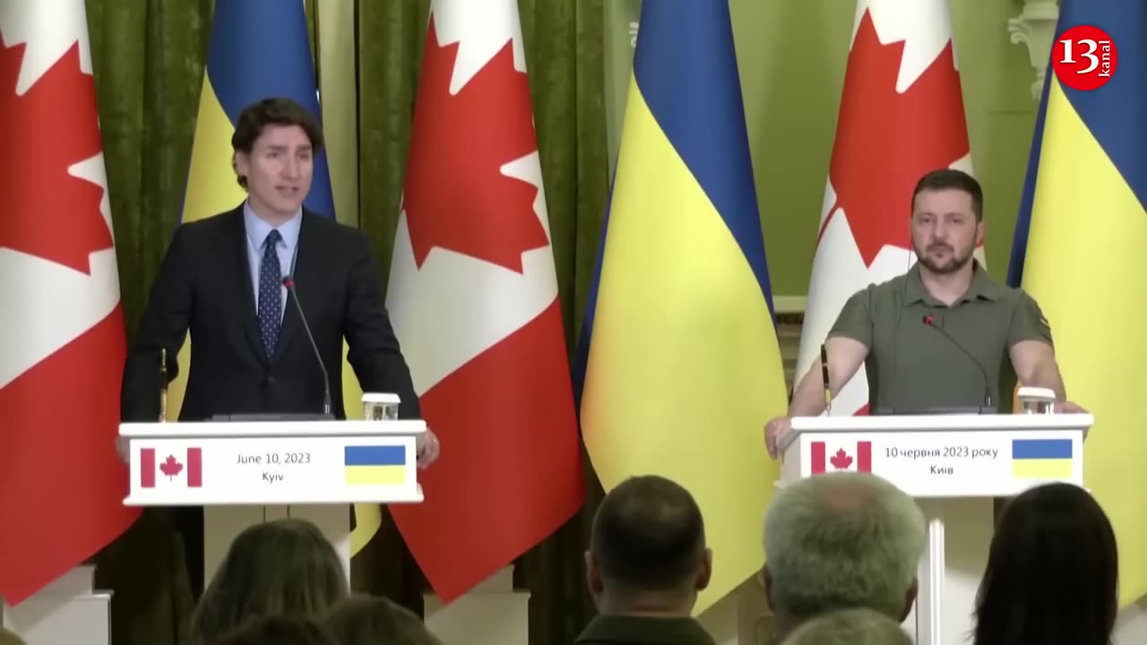 Counter attacks 'under way', says Zelenskiy as Trudeau announces more military aid