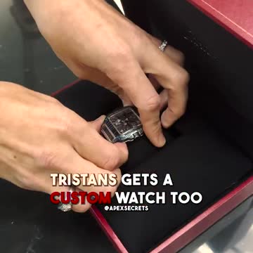 Tristan Tate Gets A UNIQUE Watch!