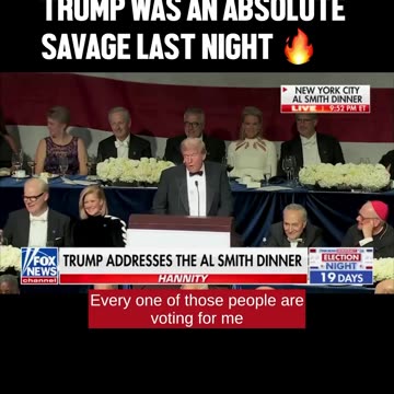 Trump Was A Savage At Catholic Event