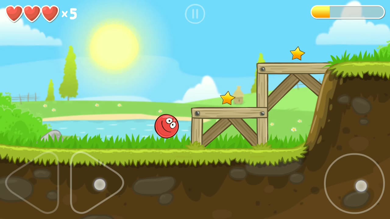 Red Ball 4 Gameplay | Level 1 - Green Hill, Shorts