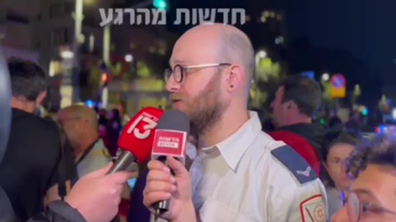 חובש מגן דוד אדום שגר מעל הזירה בראיןן חדשות מהרגע בטלגרם!