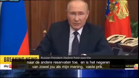 Boodschap van Vladimir Poetin