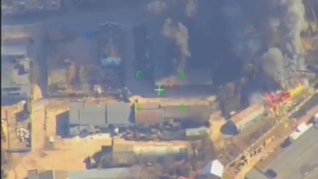 Artillery of the Armed Forces of Ukraine, hidden in the industrial zone of Chernihiv, burned down