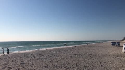 February 13, 2022 - The Gulf of Mexico at Longboat Key
