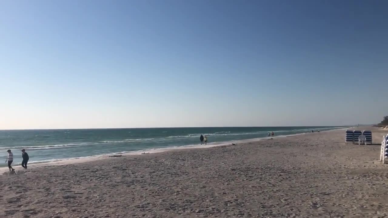 February 13, 2022 - The Gulf of Mexico at Longboat Key