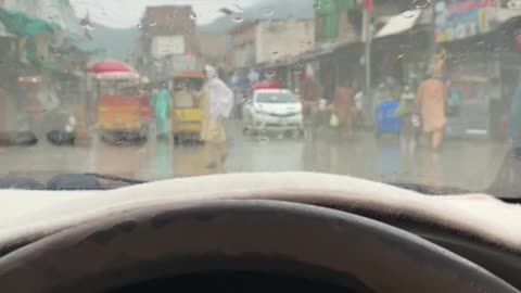 Rain travelling