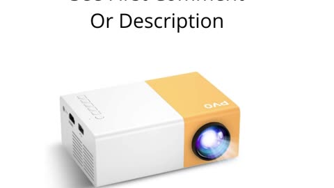 Mini Projector, PVO Portable Projector for Cartoon