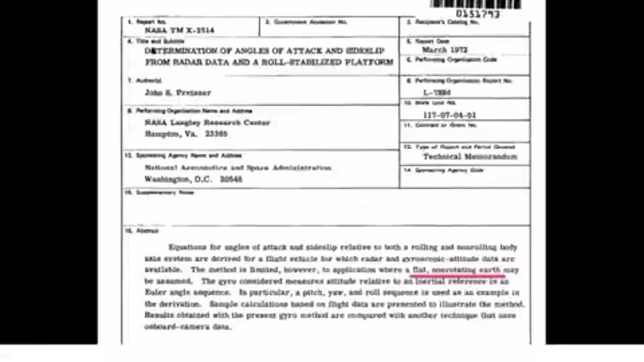 Government Documents say the Earth is Flat & NON Rotating