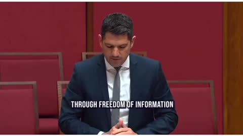 Australian Senate discussing AEs from the unsafe & defective C19-SADS Clotshots