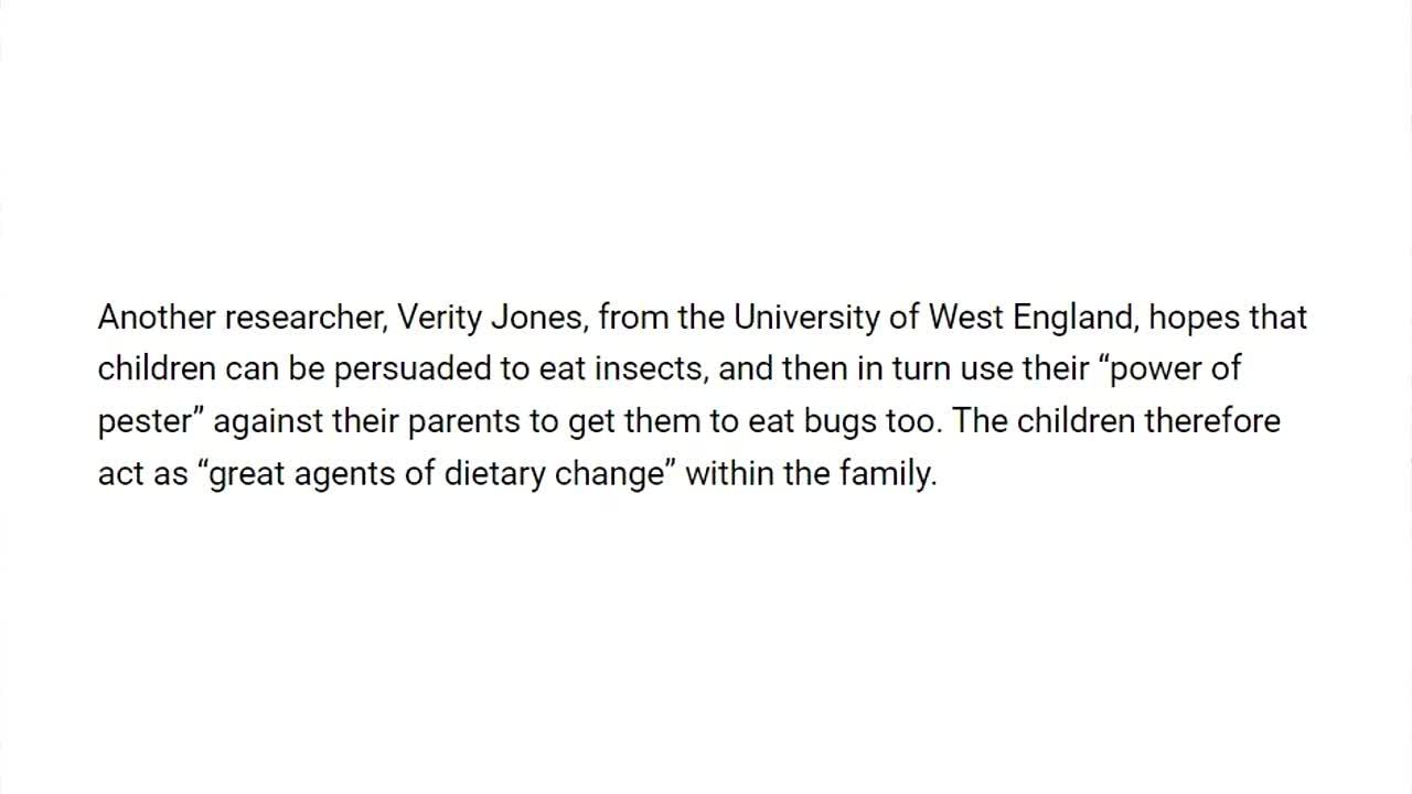 Paul Joseph Watson: Schools to Make Kids Eat Bugs in Climate Change Brainwashing ‘Experiment’
