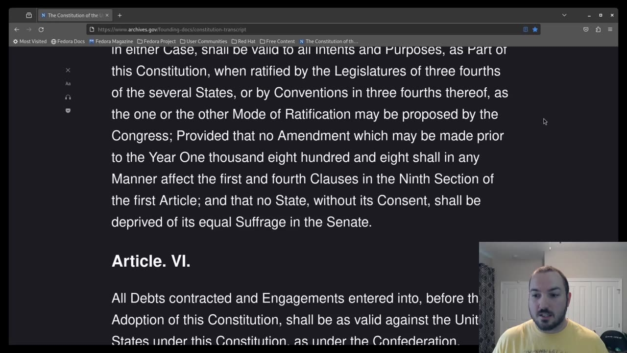 US Constitution Pt. 2 - Article III and VII