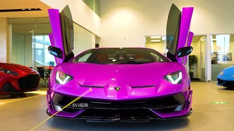#Lamborghinisvj super cool pink car, isn't it?