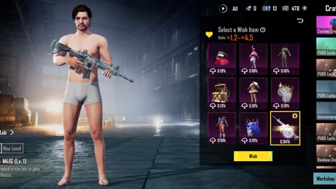 Create opening PUBG MOBILE