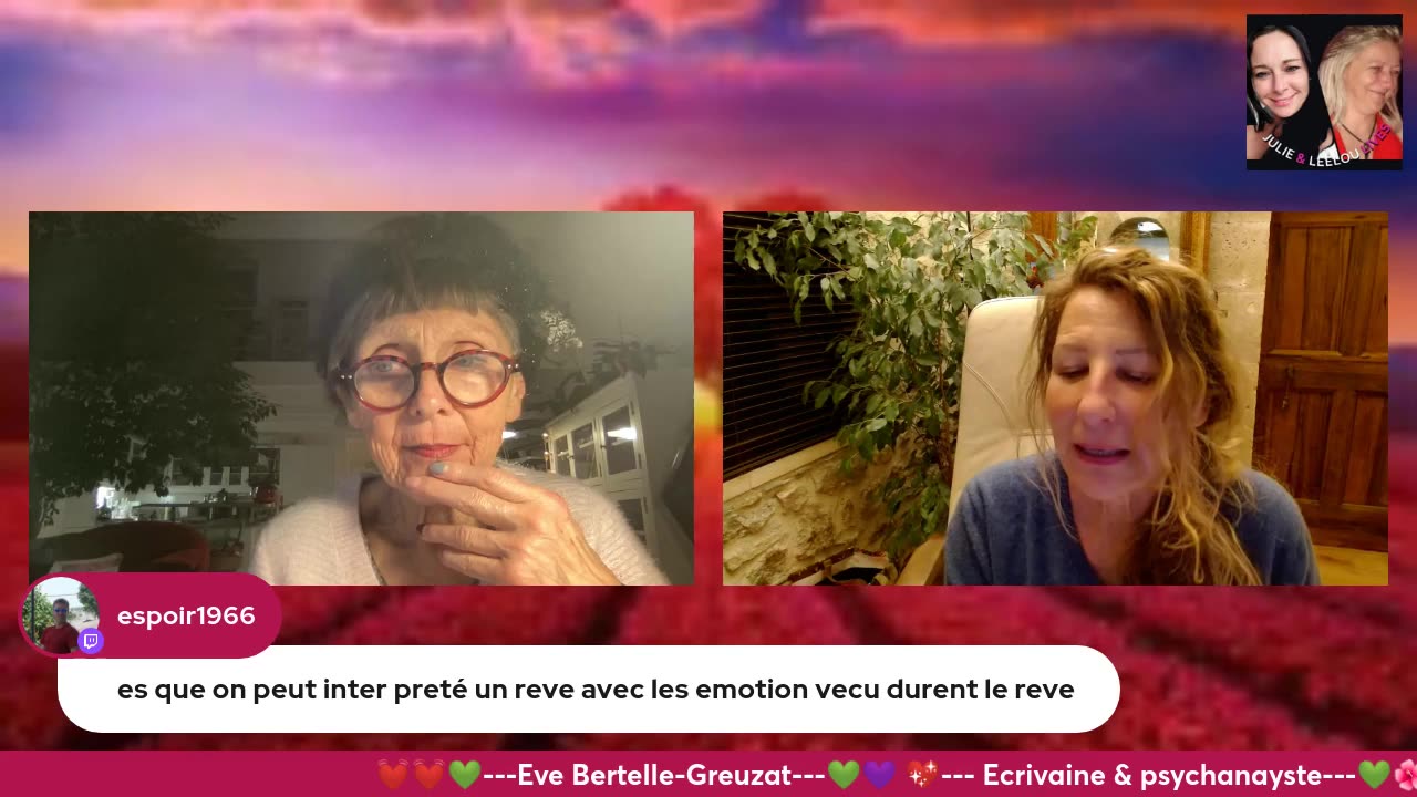 Le rêve 16/01 avec Eve Bertelle & Maj