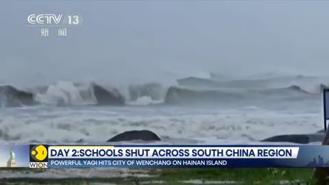 Yagi makes landfall in China’s popular holiday destination Hainan