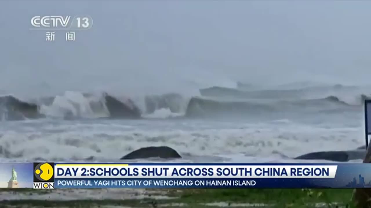 Yagi makes landfall in China’s popular holiday destination Hainan