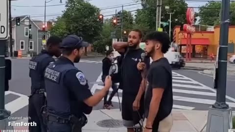 Muslim man attacks Christian man , watch a demon manifest at the mention of Jesus.