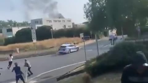 Riots spreading throughout the Nanterre area of France...