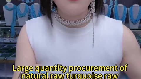 2024-1220-01 Large quantity procurement of natural raw turquoise raw material, soft turquoise