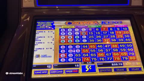 Casino Arizona LIVE Action Keno and Gaming