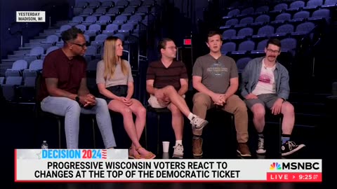 Left-Wing Swing-State Voters Tell MSNBC They 'Don't Like' Process Of Harris Becoming Nominee
