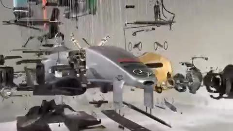 Incredible Suspended Deconstruction Of An F1 Car