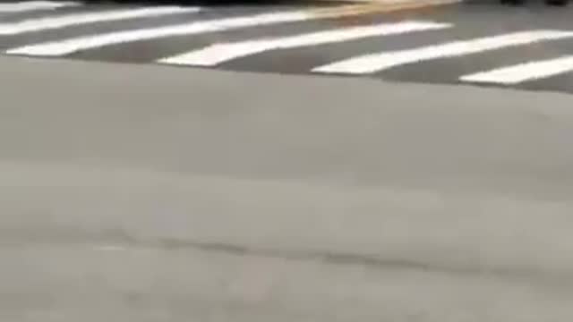 New York police officer crashes Dirtbike