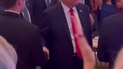 Your next President, PRESIDENT DONALD J TRUMP, at Mar-a-Lago last night! TRUMP-VANCE 2024!