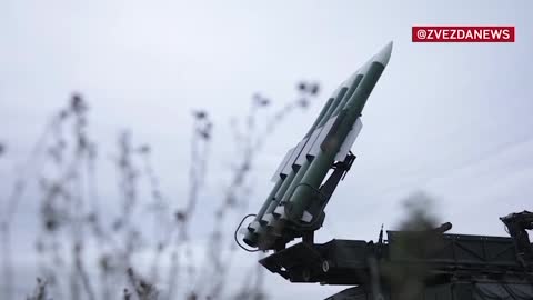 Footage of one of the best Buk-M3 air defense systems in the air defense zone.