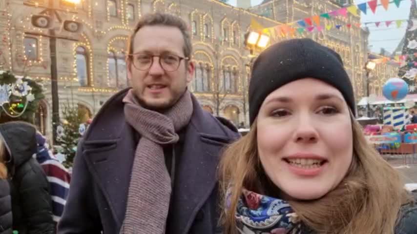2022-12-14 Horrortage in Donezk vs. Weihnachtsmarkt in Moskau