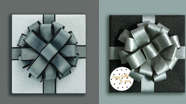 DIY Gift Wrapping - Multilayer Ribbon Flower Wrapping Tutorial