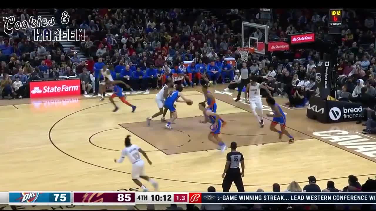 Josh Giddey Highlights Cavaliers vs. Thunder 10th Dec 2022