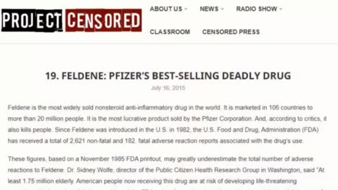 A must watch: The Truth about Pfizer Pharmaceuticals