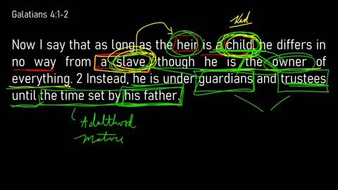 Galatians 4:1-11 // Sons and Daughters of God Through the Gospel not the Law