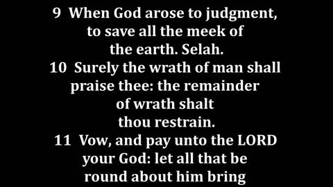 Psalms 76 King James version