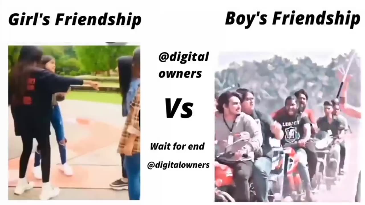 Girl's Friendship Vs Boy's friendship ¡!¡ memes #viralmemes #memes