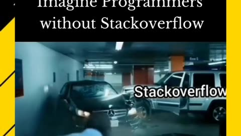 Imagine programmers without stackoverflow