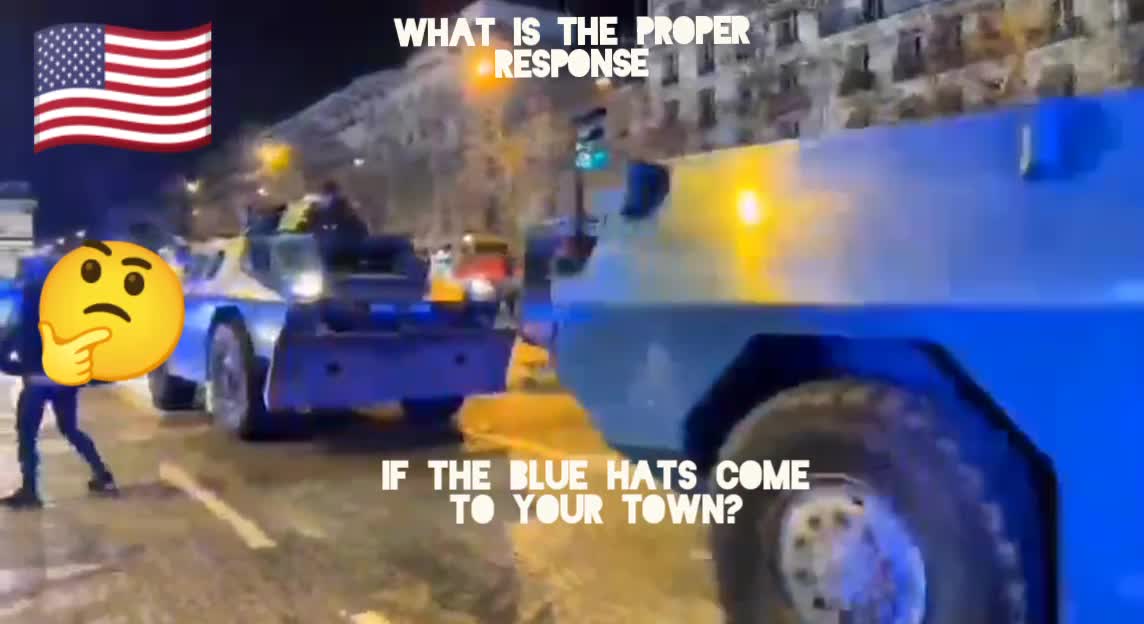 Blue Hats Occupying