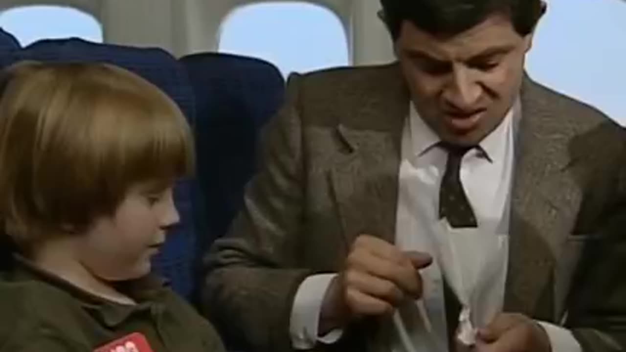 Mr. Bean in the plane 😂😂