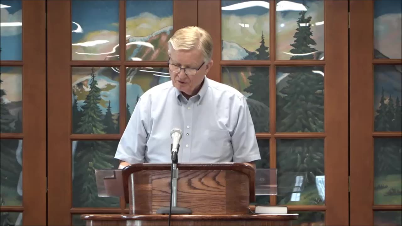 July 30, 2023 Worship service, talk by Allan Goodmason from The Gideons