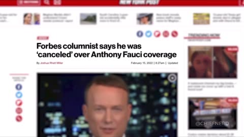 Fauci's Financials are very damning!