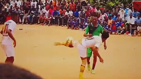 Funny skill football