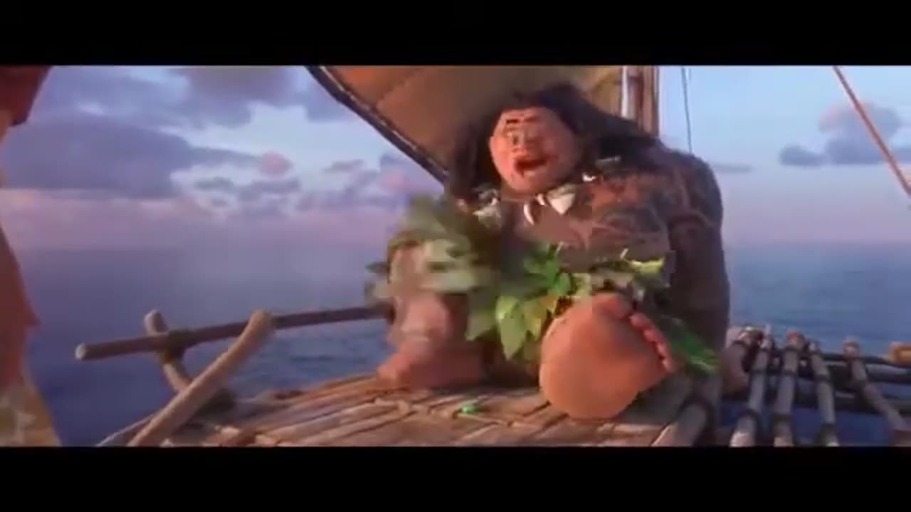 Moana Funny Moments Disney Animated Movie 2016 HD Trailer Cuts Cartoon For Child 2017