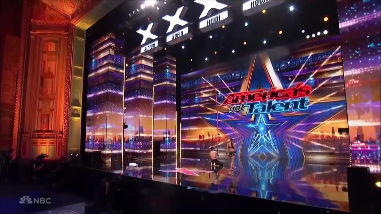 Sexy Couple Tell Their LOVE STORY in The Air! AGT 2023