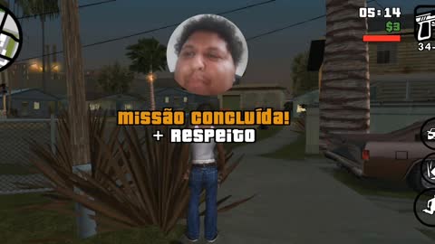 GTA San Andreas Dublado, Missão 2- Dando uns corte e tocando o terror!