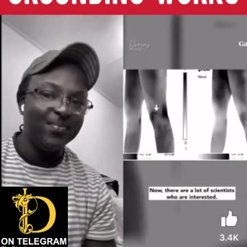 Interesting--> The power of of grounding… we are electric beings - being attacked by energy….