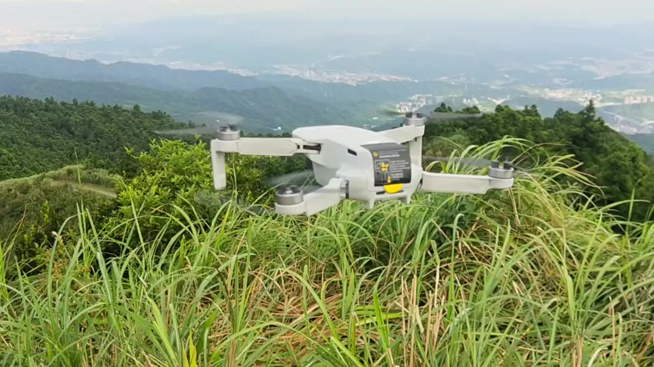 Flying Drone on the Outdoors